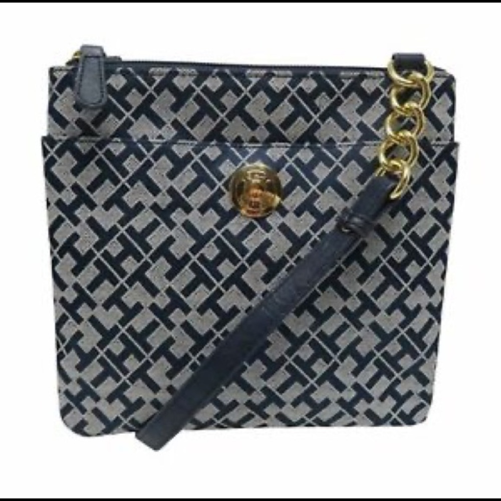 Tommy Hilfiger Monogram crossbody purse
